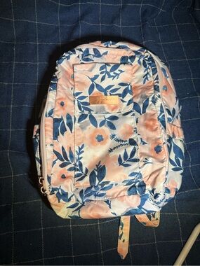 READ Jujube Ju-Ju-Be Mini Be Small Backpack Whimsical Watercolor RoseGold Floral